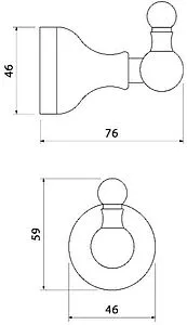 Крючок IDDIS Retro хром RETSS10i41 Крючок IDDIS Retro хром RETSS10i41, 2