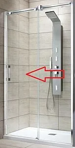 Душевая дверь 500мм прозрачное стекло Radaway Espera KDJ/DWJ 495 R 380495-01R, 1