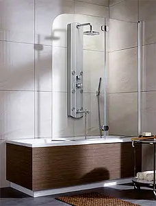 Шторка на ванну 1300мм прозрачное стекло Radaway Eos PND 130 R 205202-101R, 1