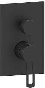 Смеситель для ванны скрытого монтажа Paffoni Ringo чёрный матовый RIN018NO/M Смеситель для ванны скрытого монтажа Paffoni Ringo чёрный матовый RIN018NO/M, 1