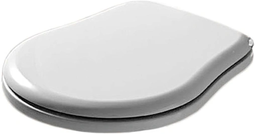 Крышка-сиденье для унитаза с микролифтом Kerasan Retro белый/хром 108801
