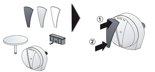 Накладки для слива-перелива Sanit 05.036.81..0000