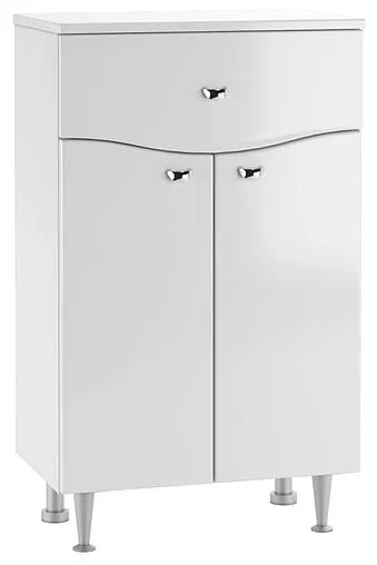 Комод напольный Айсберг Волна 50 белый DA1001K