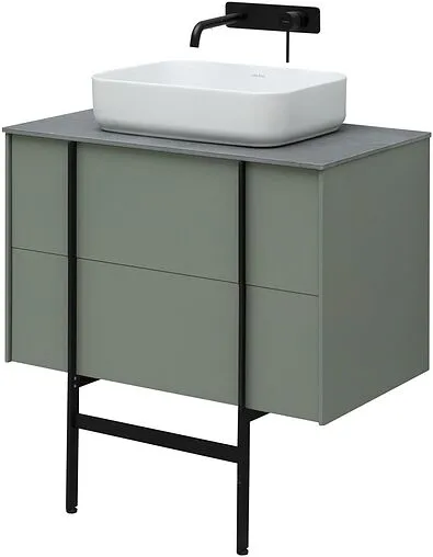 Тумба-умывальник подвесная Allen Brau Reality 80 олива 1.32005.CGM+