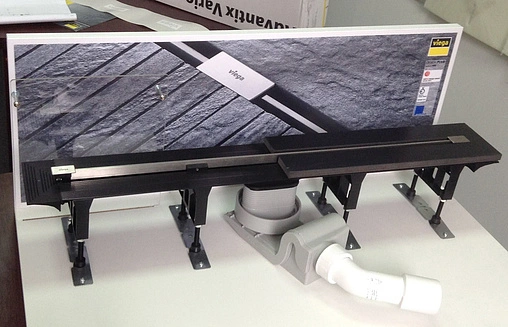 Лоток душевой 300-1200мм h=115мм 0.8л/сек Viega Advantix Vario 4965.1 686277