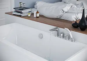 Смеситель на борт ванны на 4 отверстия Excellent Oxalia хром AREX.9033CR, 4