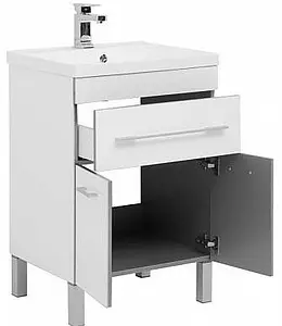 Тумба-умывальник напольная Aquanet Верона 58 белый 00182507+00158754 Тумба-умывальник напольная Aquanet Верона 58 белый 00182507+00158754, 4