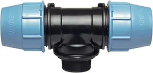 Тройник компрессионный переходной 50мм x 2"н x 50мм Unidelta 1010051007 Тройник компрессионный переходной 50мм x 2"н x 50мм Unidelta 1010051007, 1