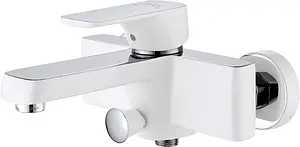 Смеситель для ванны D&K Berlin Steinbeis белый/хром DA1433216 Смеситель для ванны D&K Berlin Steinbeis белый/хром DA1433216, 1