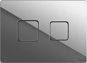 Клавиша смыва для унитаза Cersanit Accento Square 63531 хром глянцевый, 1