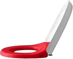 Крышка-сиденье для унитаза с микролифтом Laufen Florakids белый/красный 8.9103.1.062.000.1, 1