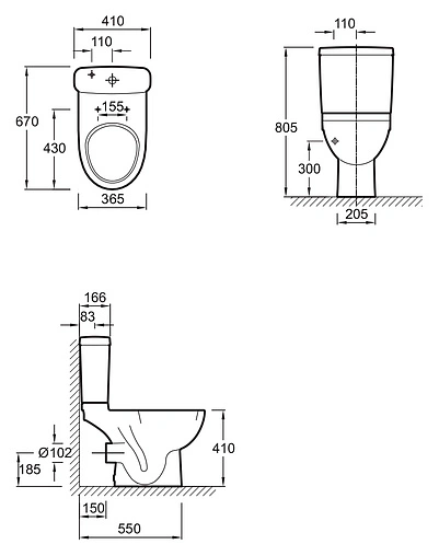 Унитаз-компакт Jacob Delafon Odeon Up белый 4956CK-00+E4740-00