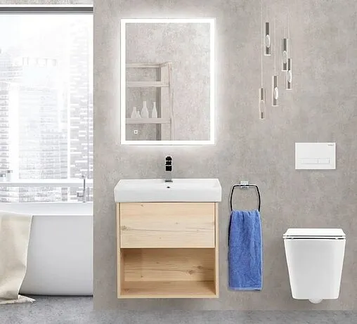 Зеркало с подсветкой BelBagno 70x80 SPC-GRT-700-800-LED-TCH