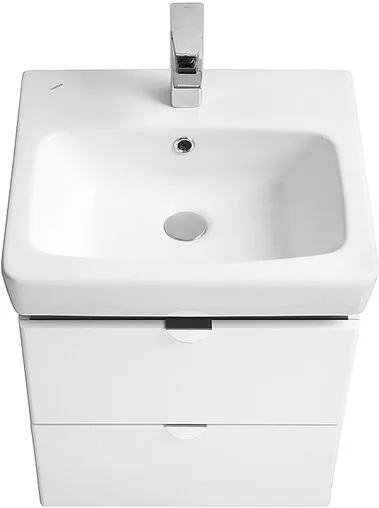 Тумба-умывальник подвесная Aquaton Скай PRO 50 белый глянец 1A2380K1SY010
