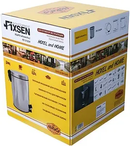 Ведро для мусора Fixsen Hotel хром FX-31024, 3