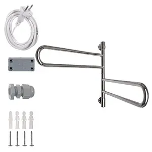 Полотенцесушитель электрический U-образный Energy U-G2 полированная сталь, 2