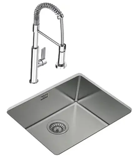 Мойка кухонная Teka Be Linea RS15 50.40 нержавеющая сталь полированная 115000005