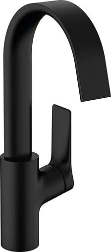 Смеситель для раковины Hansgrohe Vivenis 210 чёрный матовый 75030670