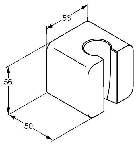 Держатель ручного душа Kludi A-QA хром 655510500