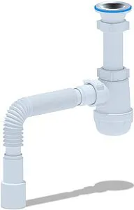 Сифон бутылочный для мойки Ани Пласт Грот A0115, 1