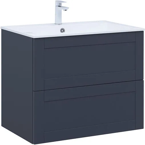 Тумба под умывальник подвесная Aquanet Терра 80 маренго 00313245