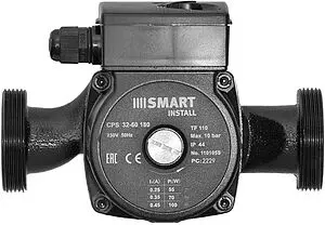Насос циркуляционный Smart Install CPS 32-60 180 110105S Насос циркуляционный Smart Install CPS 32-60 180 110105S, 1