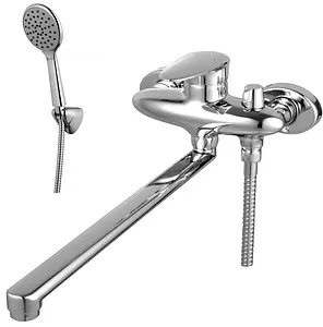 Смеситель для ванны с длинным изливом Lemark Status хром LM4417C Смеситель для ванны с длинным изливом Lemark Status хром LM4417C, 1