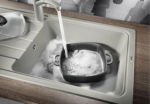 Смеситель для кухни с выдвижным изливом Blanco Nea-S жемчужный 520307