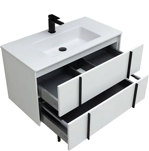 Тумба под умывальник подвесной Allen Brau Reality 90 белый 1.32006.WM