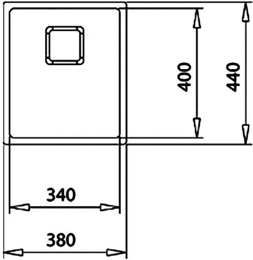 Мойка кухонная Teka Flexlinea RS15 34.40 нержавеющая сталь полированная 115000015