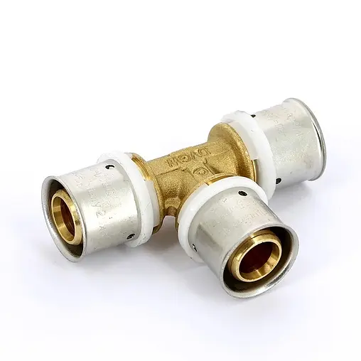 Тройник пресс соединительный 26мм x 26мм x 26мм Uni-fitt 706G8880 Тройник пресс соединительный 26мм x 26мм x 26мм Uni-fitt 706G8880