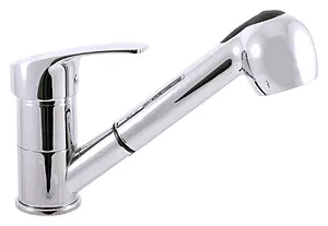 Смеситель для кухни с выдвижным изливом Rav Slezak Kongo хром K010.5, 1