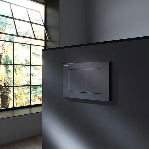 Клавиша смыва для унитаза Am.Pm PrimeFit S I090238 черный матовый Клавиша смыва для унитаза Am.Pm PrimeFit S I090238 черный матовый