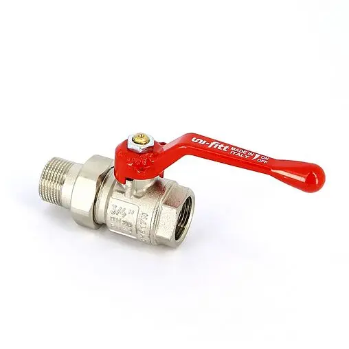 Кран шаровый с американкой ¾&quot;в x ¾&quot;н Uni-fitt 113L3000