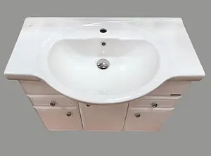 Тумба-умывальник напольная Comforty Сочи 85 белый 00004134639CF Тумба-умывальник напольная Comforty Сочи 85 белый 00004134639CF, 5