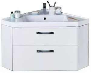 Тумба-умывальник подвесная Aquaton Кантара дуб полярный 1A2056K1ANW70, 1