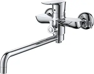 Смеситель для ванны с длинным изливом D&K Rhein Reisling хром DA1273341, 1