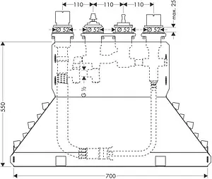 Скрытая часть смесителя на борт ванны Hansgrohe 15482180, 2