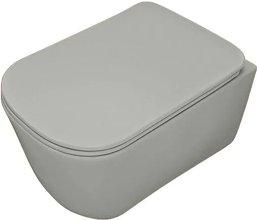 Унитаз подвесной безободковый Kerasan Tribeca Grigio matt 511459
