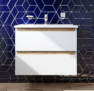 Тумба под умывальник подвесная Am.Pm X-Joy 80 белый/светлое дерево M85AFHX0802WG Тумба под умывальник подвесная Am.Pm X-Joy 80 белый/светлое дерево M85AFHX0802WG, 5