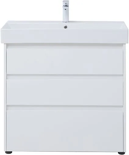 Тумба под умывальник напольная Aquanet Nova Lite 85 белый глянец 00302475