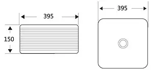 Раковина BelBagno 39.5 белый BB1421 Раковина BelBagno 39.5 белый BB1421, 2