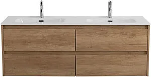 Тумба-умывальник подвесная BelBagno KRAFT 140 Rovere Nebrasca Nature KRAFT-1400-4C-SO-2-RNN+BB1400-2-ETL Тумба-умывальник подвесная BelBagno KRAFT 140 Rovere Nebrasca Nature KRAFT-1400-4C-SO-2-RNN+BB1400-2-ETL, 1