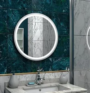 Зеркало с подсветкой Continent Style White Led 80 белый ЗЛП682, 2