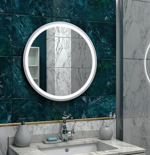 Зеркало с подсветкой Continent Style White Led 80 белый ЗЛП682