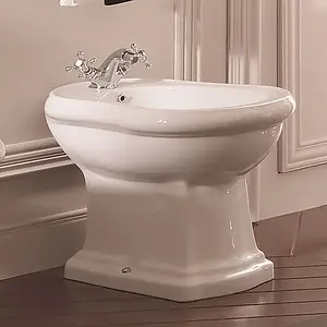 Биде напольное Kerasan Retro белый 102001*1, 4