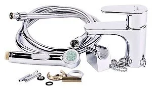 Смеситель для раковины с гигиеническим душем Hansgrohe Talis E2 80 хром 31165000 Смеситель для раковины с гигиеническим душем Hansgrohe Talis E2 80 хром 31165000, 4