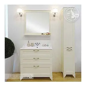 Тумба под умывальник напольная Aquaton Леон 80 H дуб бежевый 1A187801LBPR0, 3