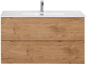 Тумба-умывальник подвесная BelBagno ETNA 100 Rovere Nature ETNA-1000-2C-SO-RN-P+ Тумба-умывальник подвесная BelBagno ETNA 100 Rovere Nature ETNA-1000-2C-SO-RN-P+, 1