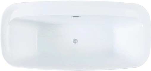 Ванна акриловая отдельностоящая Aquanet Family Fine 170x78 Matt Finish белый матовый/панель Black matte 95778-MW-MB